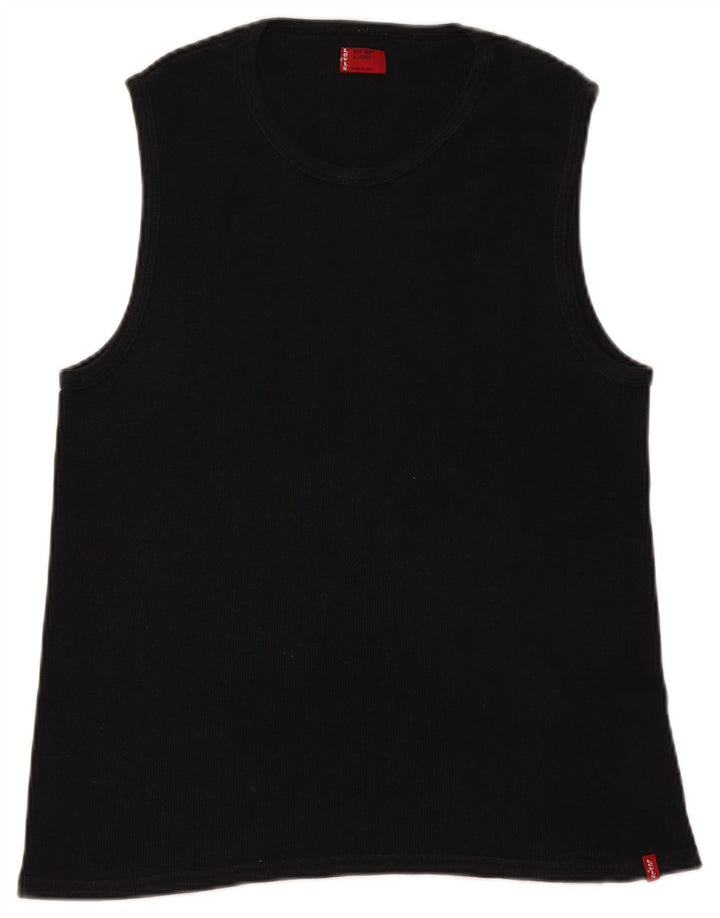 Levi's Débardeur Femme UK 18 XL Noir Coton