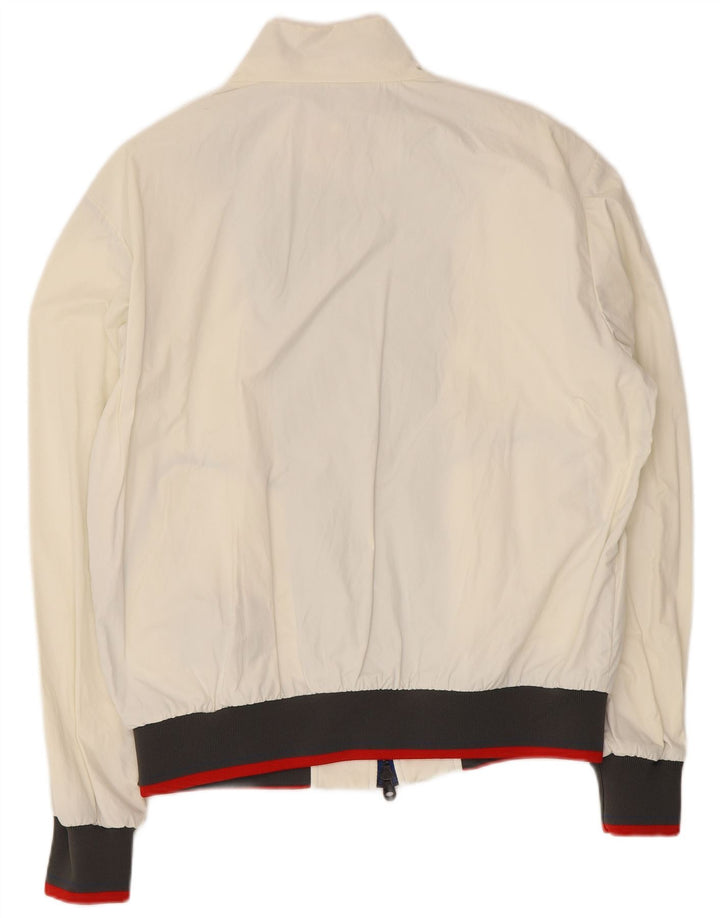 REFRIGIWEAR Veste Bomber Homme UK 38 Medium Blanc Colorblock Polyamide