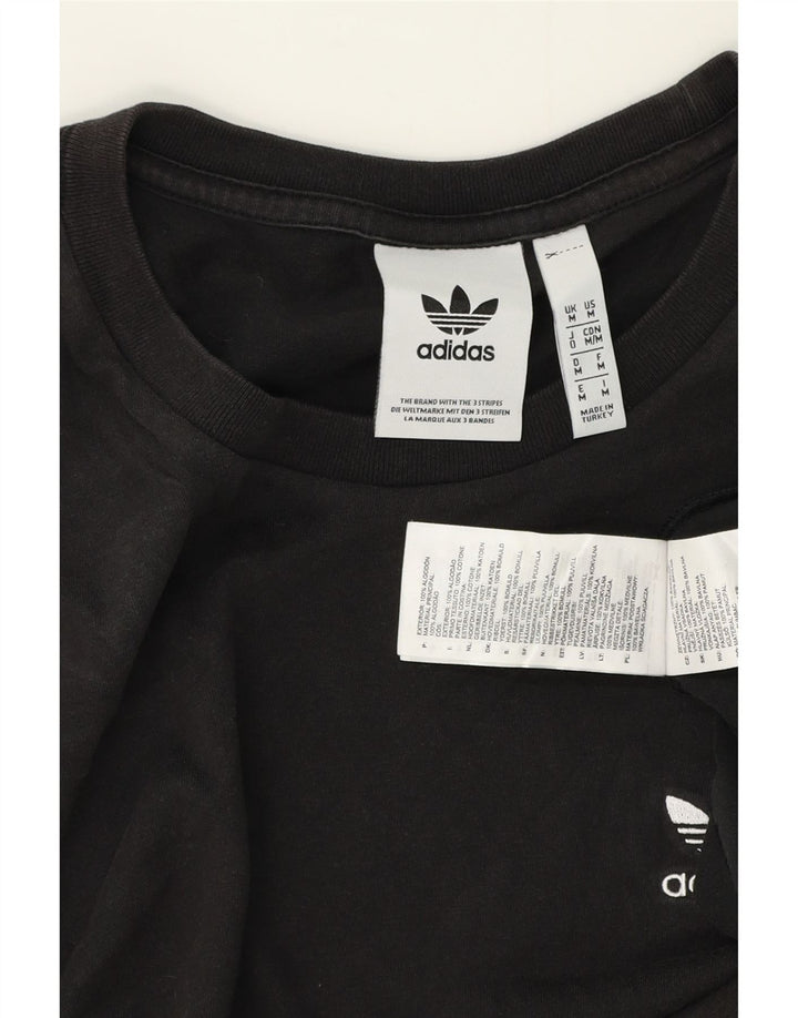 ADIDAS T-Shirt Homme Haut Noir Moyen Coton