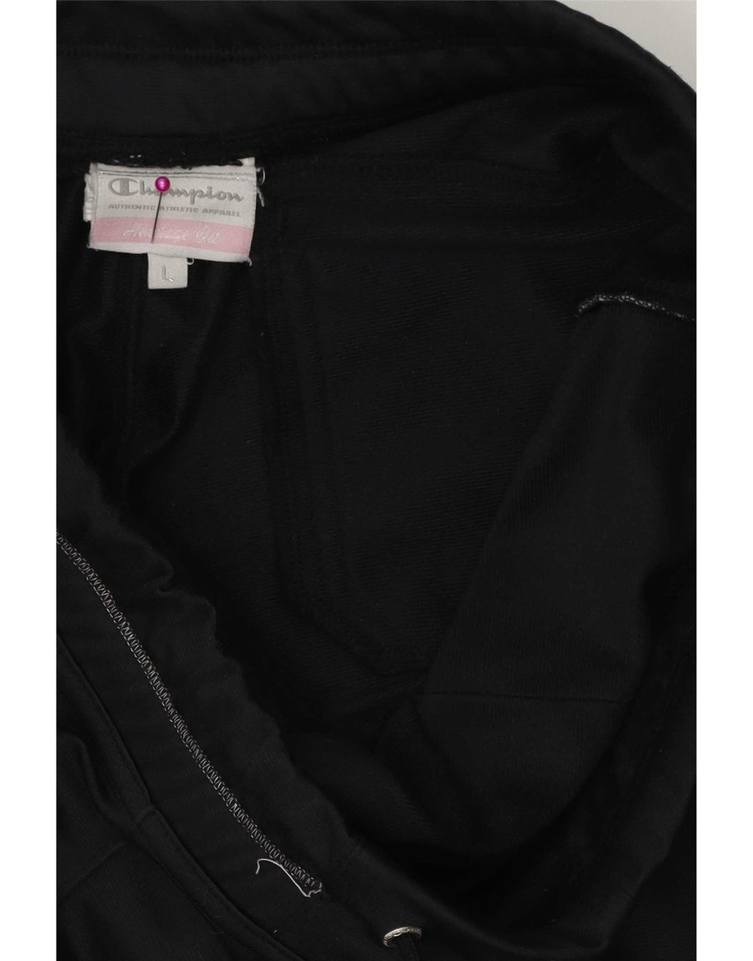Champion Pantalon de survêtement pour femme UK 14 Large Noir Polyester