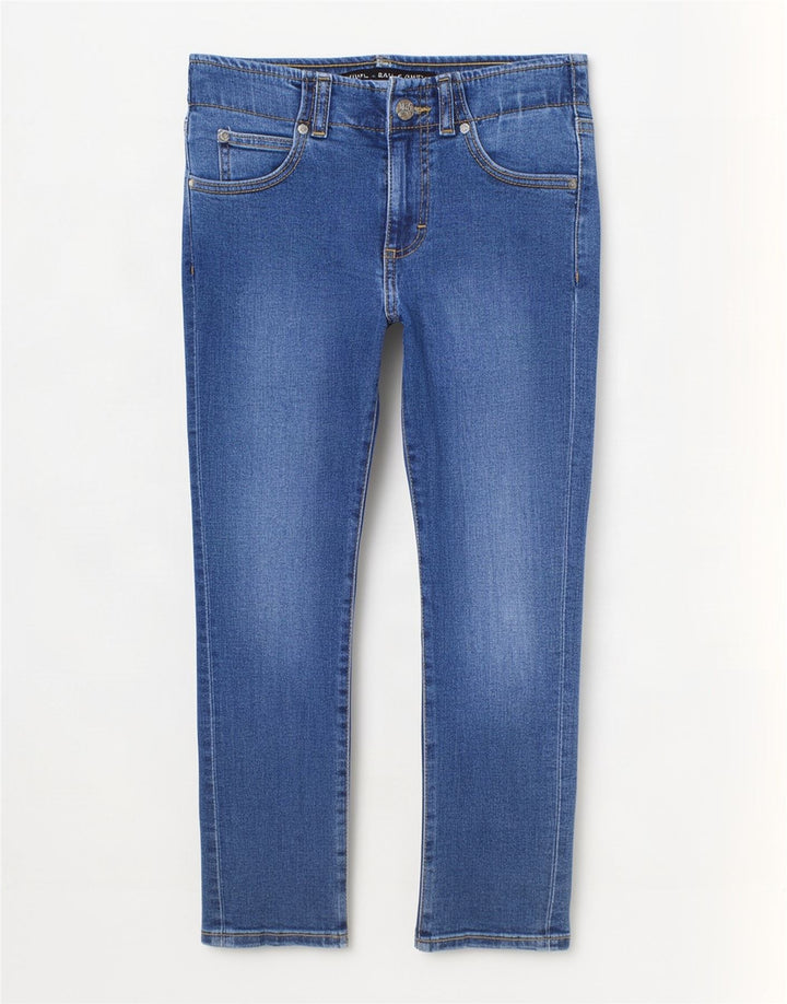 Lee Jeans Slim Garçon 11-12 ans W24 L29 Bleu Coton
