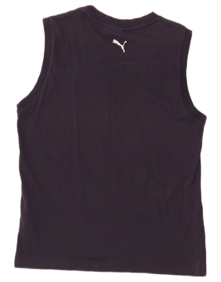 Puma Débardeur Graphic Homme Bleu Marine Taille L