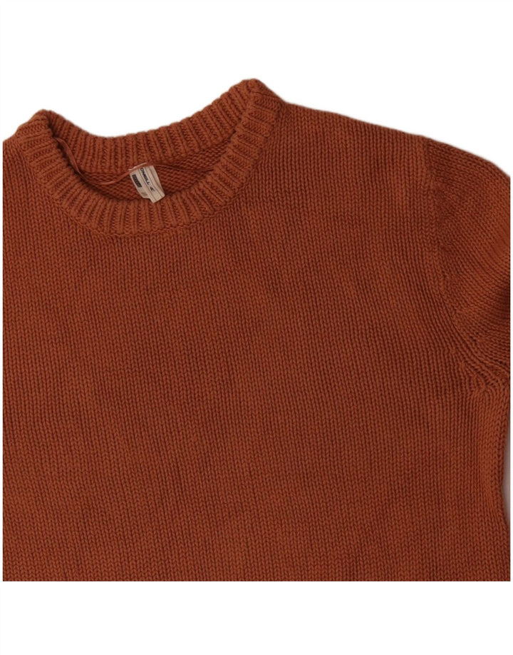 O'Neill Pull à col rond pour femme UK 14 en coton orange moyen