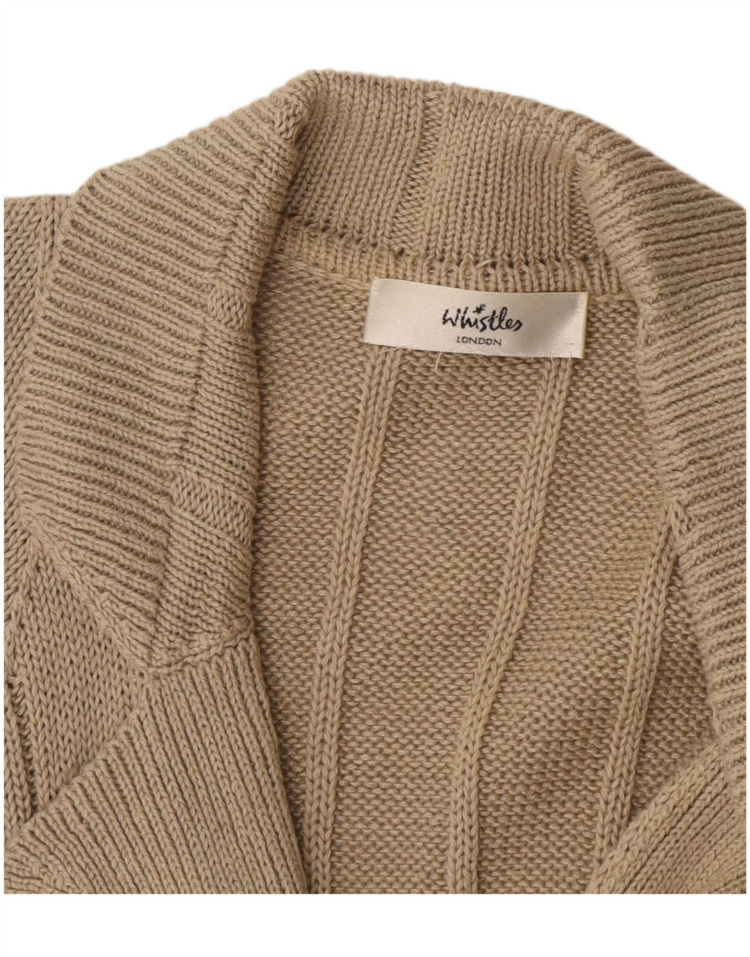 Whistler Pull cardigan long pour femme UK 14 Gris moyen
