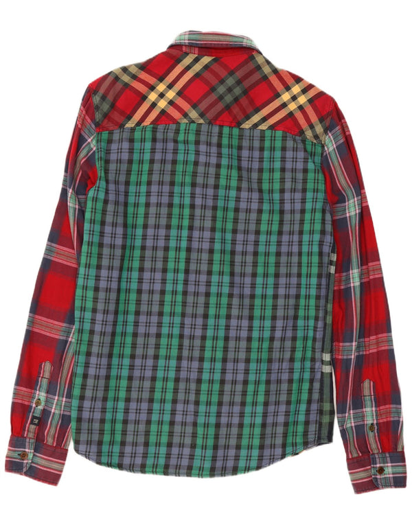 Scotch & Soda Chemise en Flanelle Homme en Coton à Carreaux Multicolore Moyen