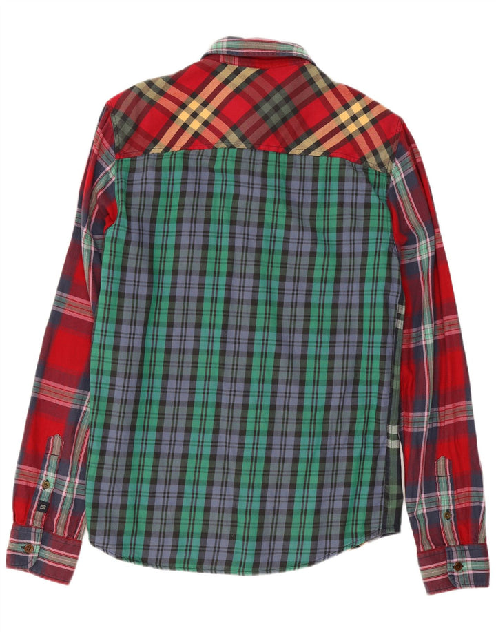 Scotch & Soda Chemise en Flanelle Homme en Coton à Carreaux Multicolore Moyen
