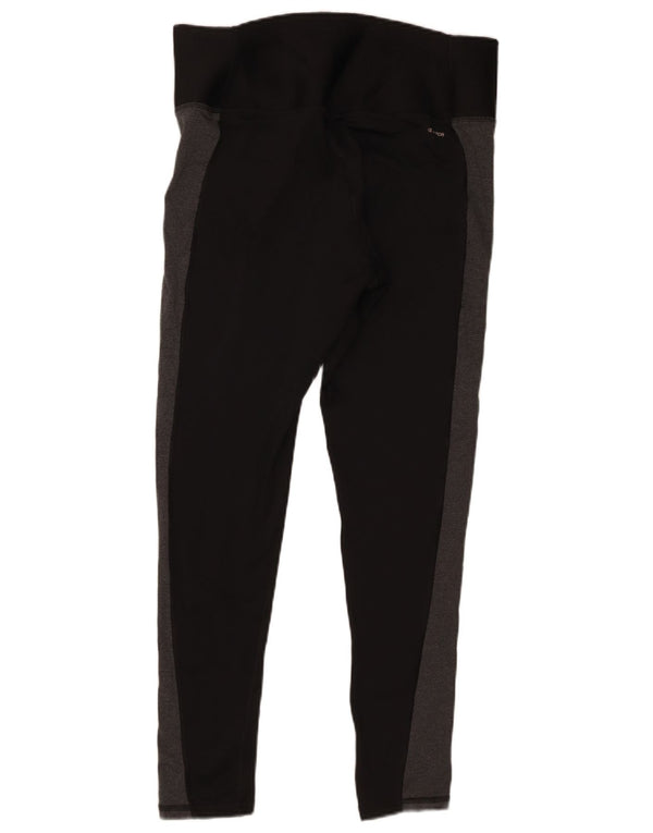 Champion Leggings Femme UK 18 XL Noir Colorblock Polyester