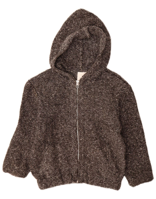 Zara Cardigan à capuche pour fille 6-7 ans Gris Acrylique