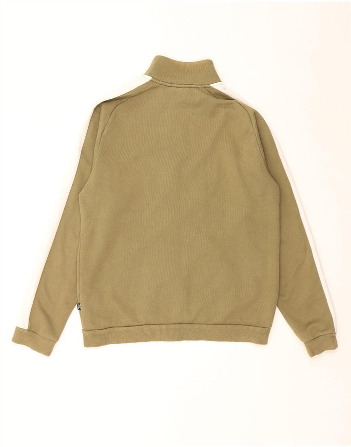 Puma Survêtement Complet Homme Kaki Moyen Colorblock Coton