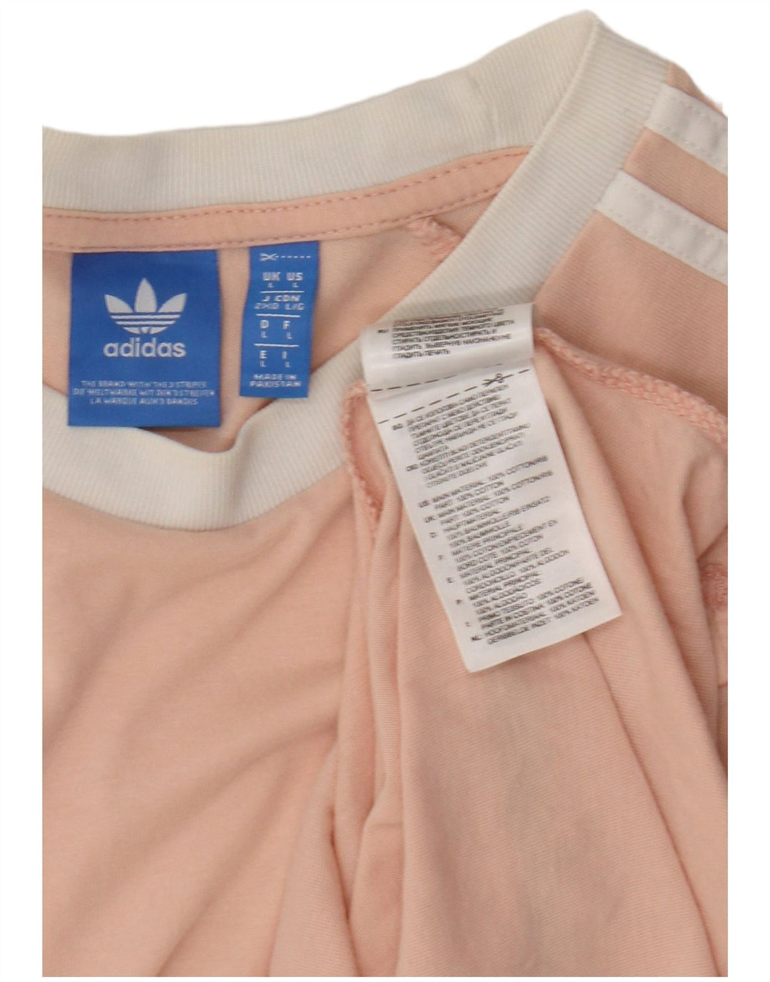 Adidas T-Shirt Homme Haut Grand Coton Rose