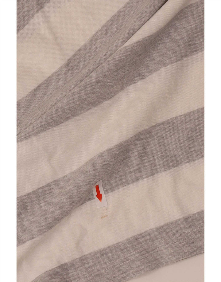 Gant Polo Homme Gris Moyen Rayé Coton