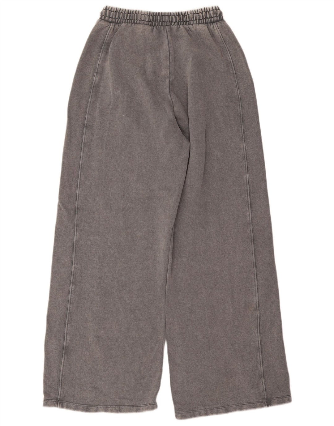 Zara Pantalon de survêtement large pour femme UK 12 Gris moyen