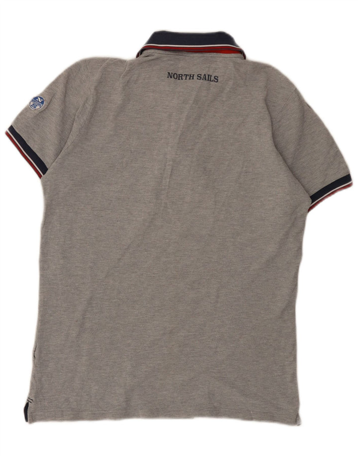 North Sails Polo Graphique Homme Petit Gris Moucheté