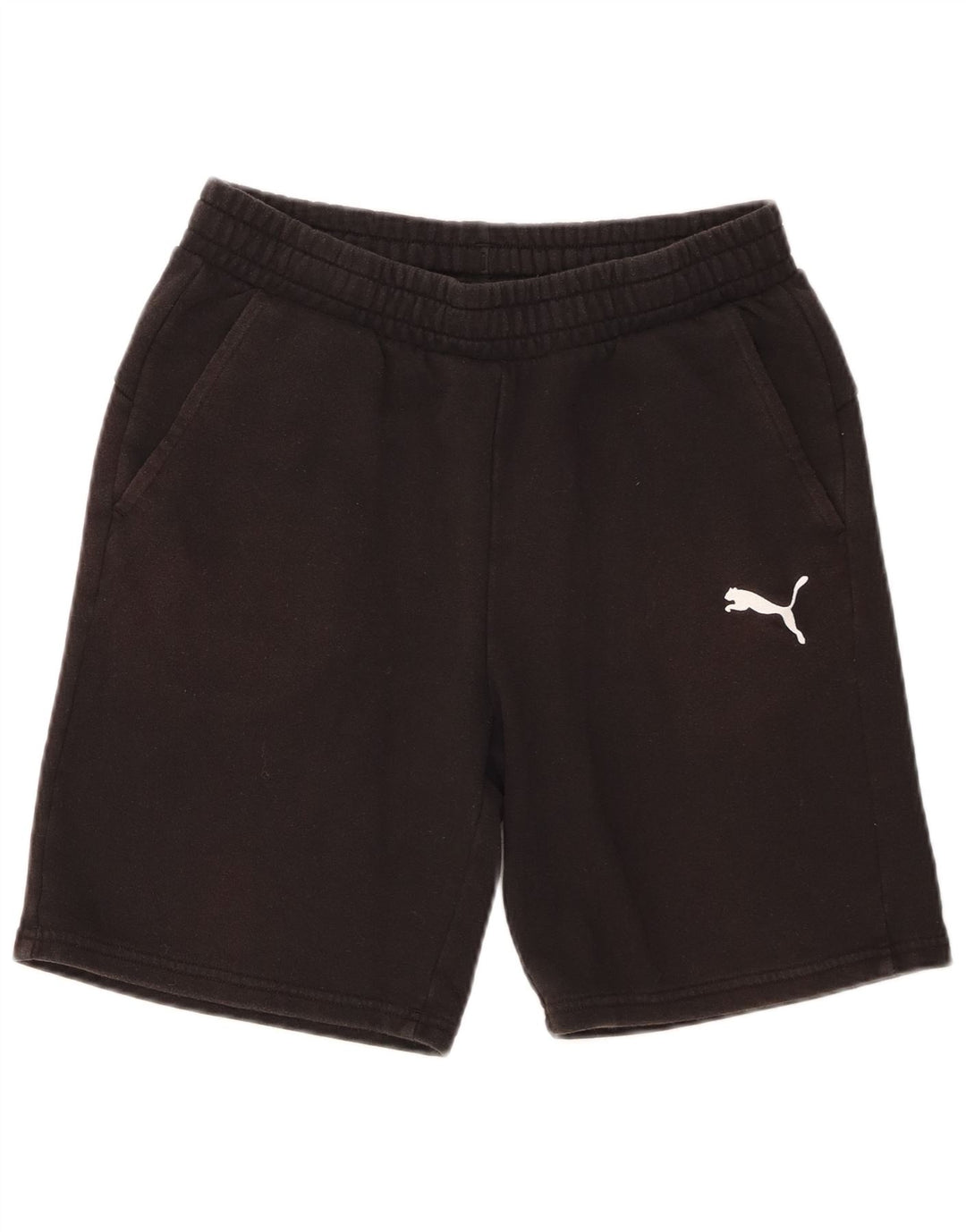 Puma Short de Sport Homme Noir Moyen Coton