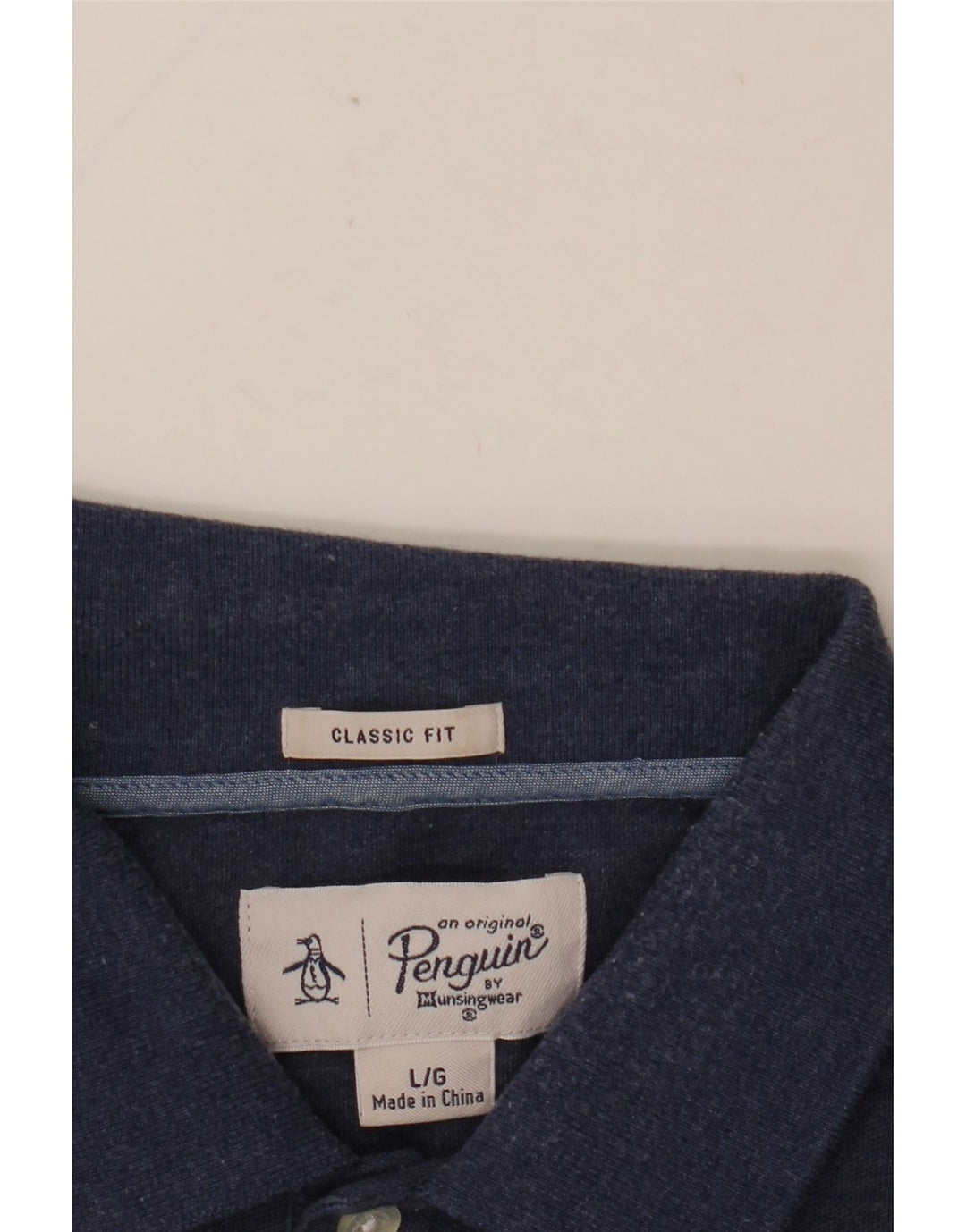 PENGUIN Polo Coupe Classique Homme Bleu Marine Large