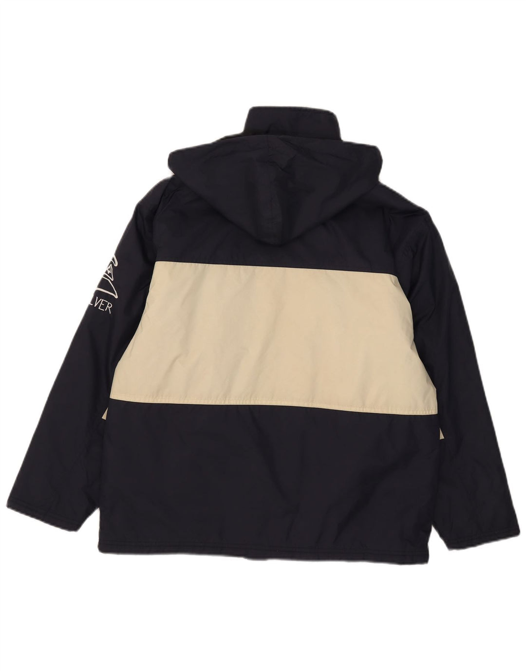 Quiksilver Veste de Pluie Graphique Garçon 13-14 Ans Bleu Marine Colourblock