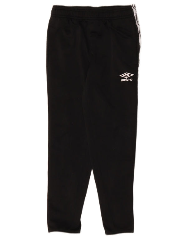 Umbro Pantalon de Survêtement Petit Garçon 6-7 Ans Small Noir Colourblock