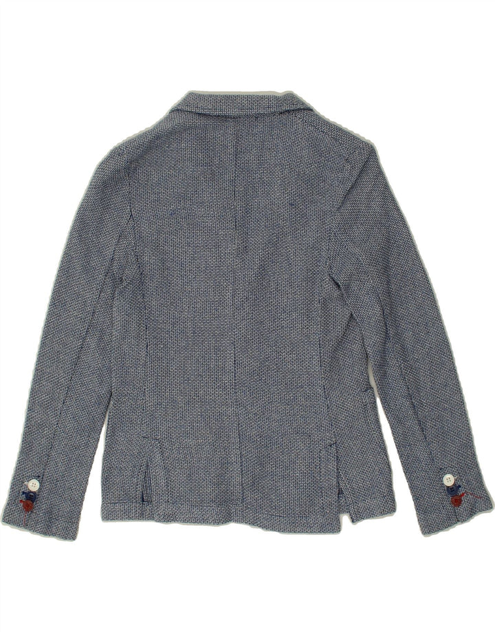 DANIELE ALESSANDRINI Girls 2 Button Blazer Jacket 9-10 Years Navy Blue Vintage Daniele Alessandrini and Second-Hand Daniele Alessandrini from Messina Hembry 