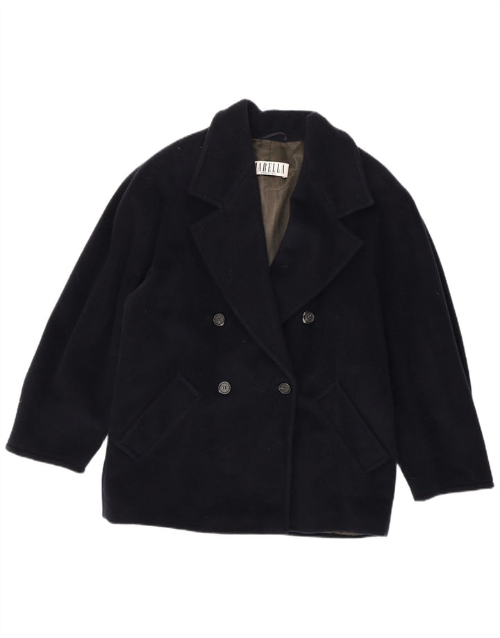Marella Manteau surdimensionné à double boutonnage pour femme UK 8 Petit Bleu marine