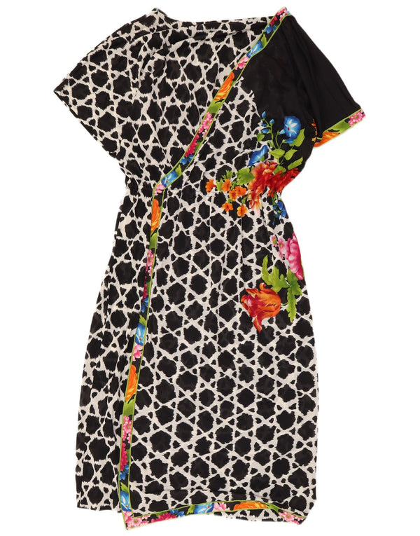 robe fourreau femme vintage UK 14 Medium Multicolore Floral