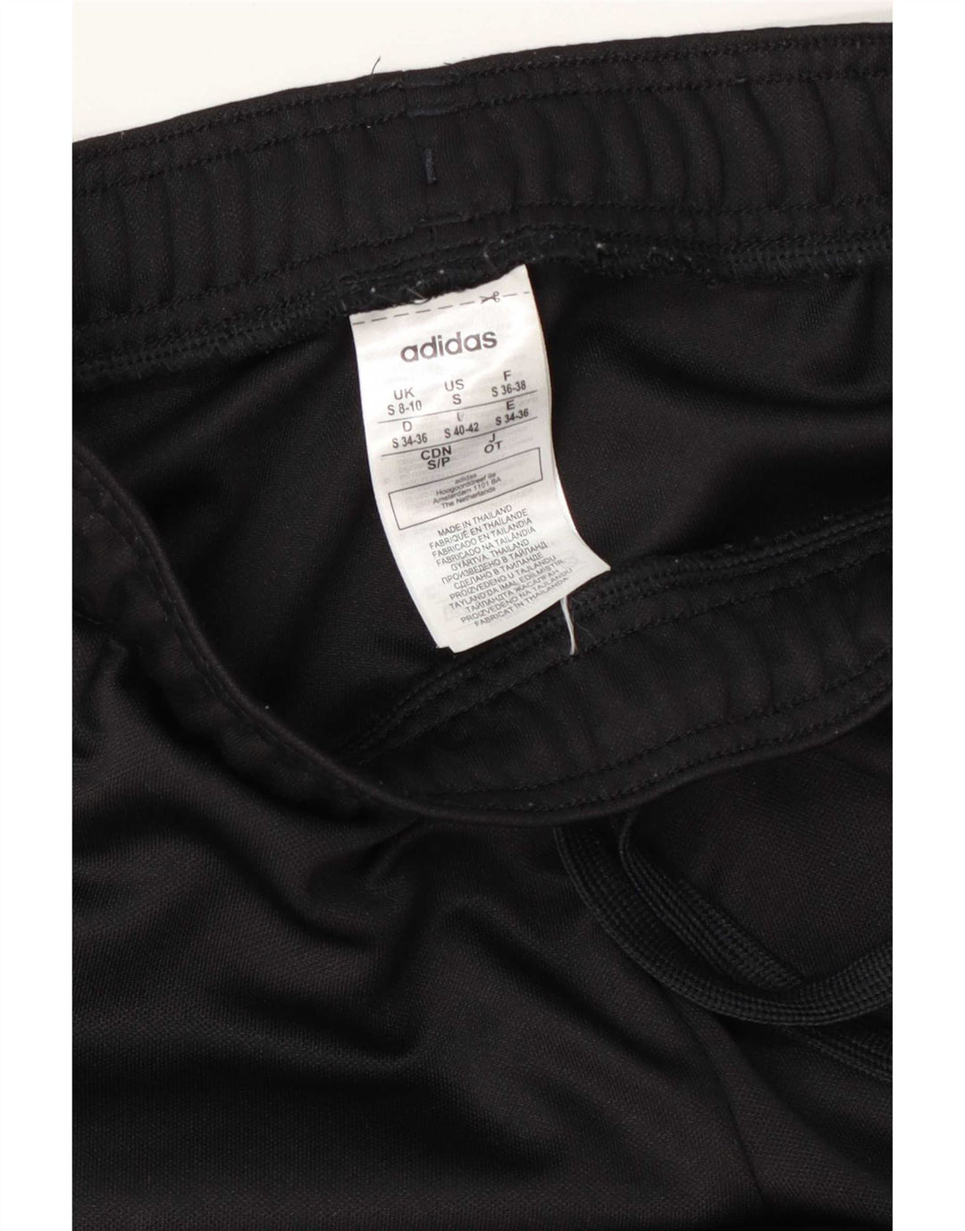 Adidas Pantalon de survêtement Climalite pour femme UK 8/10 Small Noir Polyester
