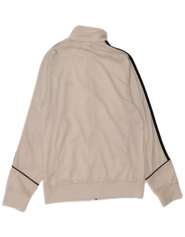 Adidas Veste de survêtement pour homme UK 36/38 Petit Blanc Polyester
