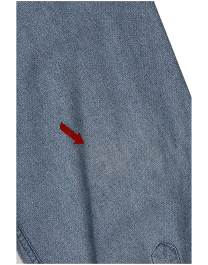 Fay Chemise en Jean Large Bleu Coton Homme