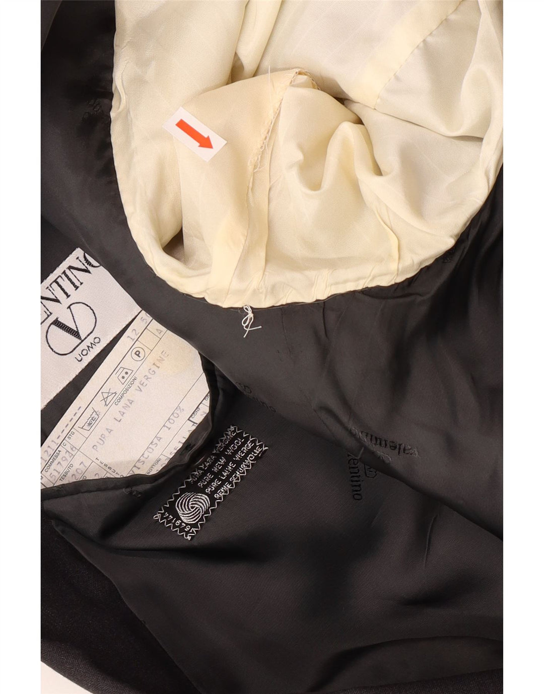 VALENTINO Costume 2 Pièces Croisé Homme IT 50 Large W34 L30 Gris