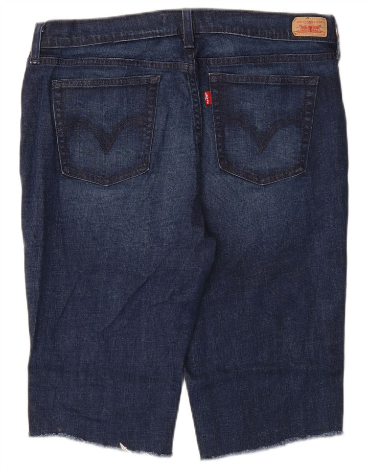 LEVI'S Short en jean 515 pour femme US 14 XL W34 Bleu marine en coton