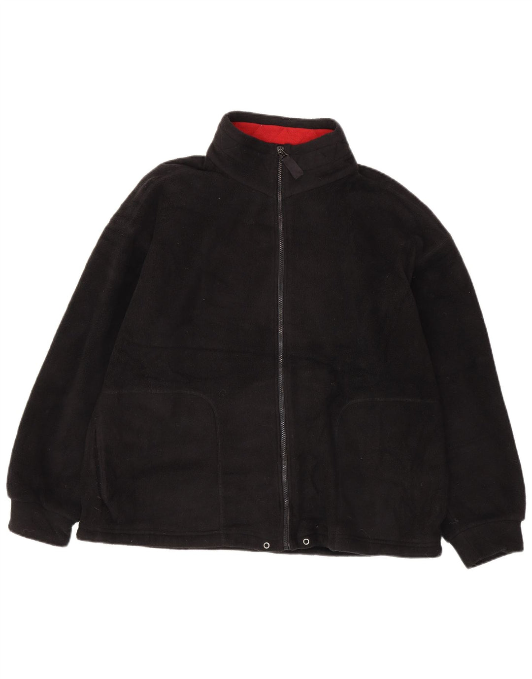 Marks & Spencer Veste polaire surdimensionnée pour femme UK 16 Large Noir Polyester