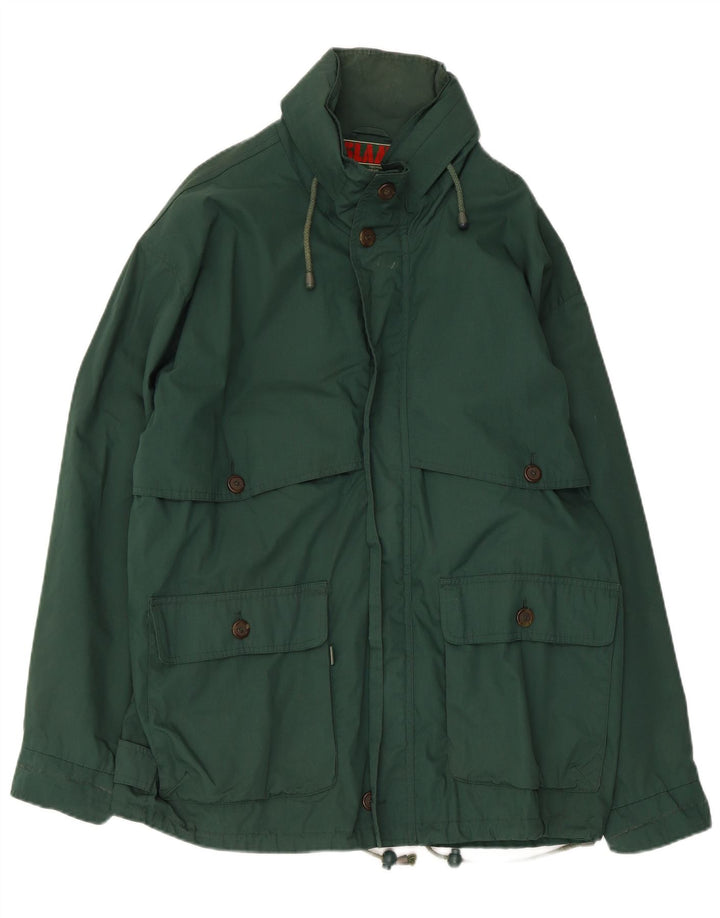 Slam Veste utilitaire à capuche pour homme UK 40 Large Vert Polyester