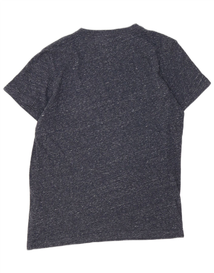 Tommy Hilfiger T-Shirt Graphique Homme Bleu Marine Moucheté Polyester