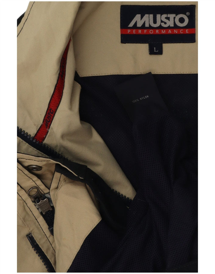 Musto Veste de Pluie Homme UK 40 Large Bleu Marine Nylon
