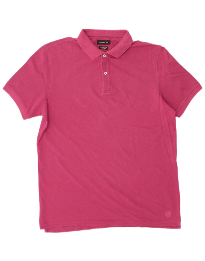 Massimo Dutti Polo Homme Grand Rose
