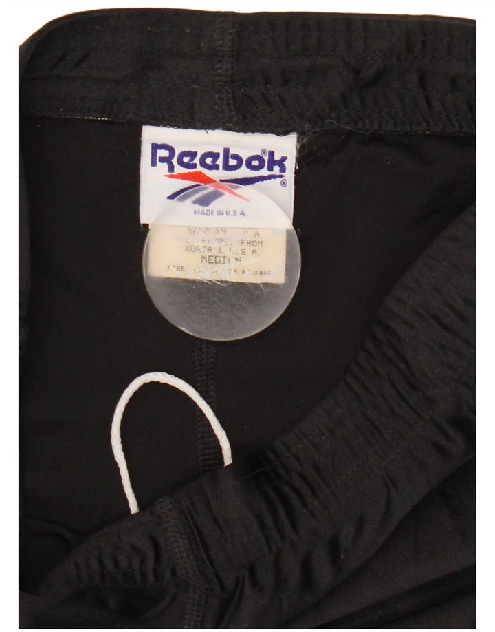 Reebok Leggings Femme UK 42 Polyester Colorblock Noir Moyen