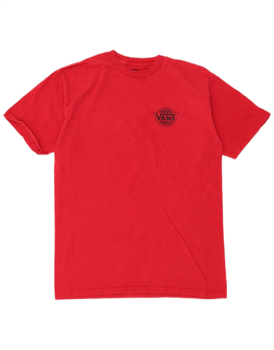 VANS T-Shirt Graphique Homme Rouge Moyen Coton