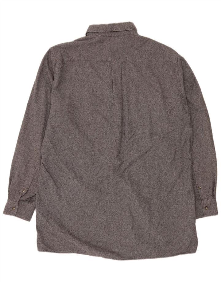 Diadora Chemise Flannel Large Gris Coton Homme