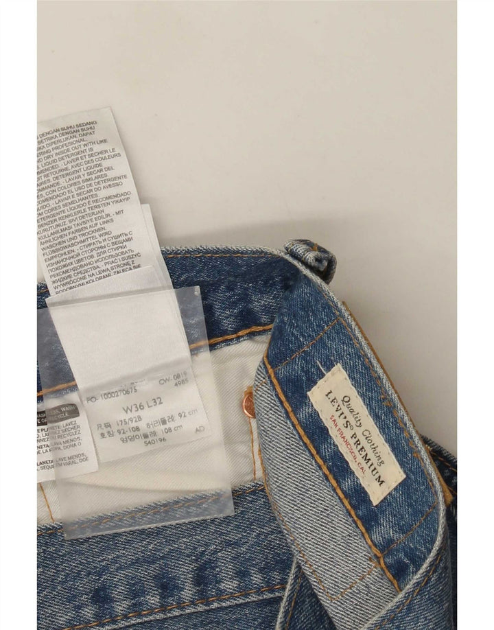 Levi's Jean Droit 501 Homme Bleu W36 L32 Coton