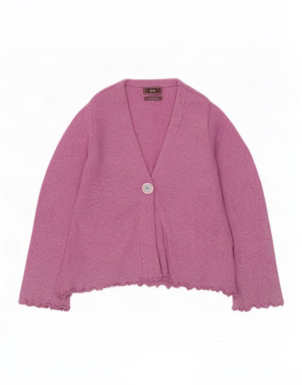 Marks & Spencer Cardigan pour femme en coton rose moyen UK 14