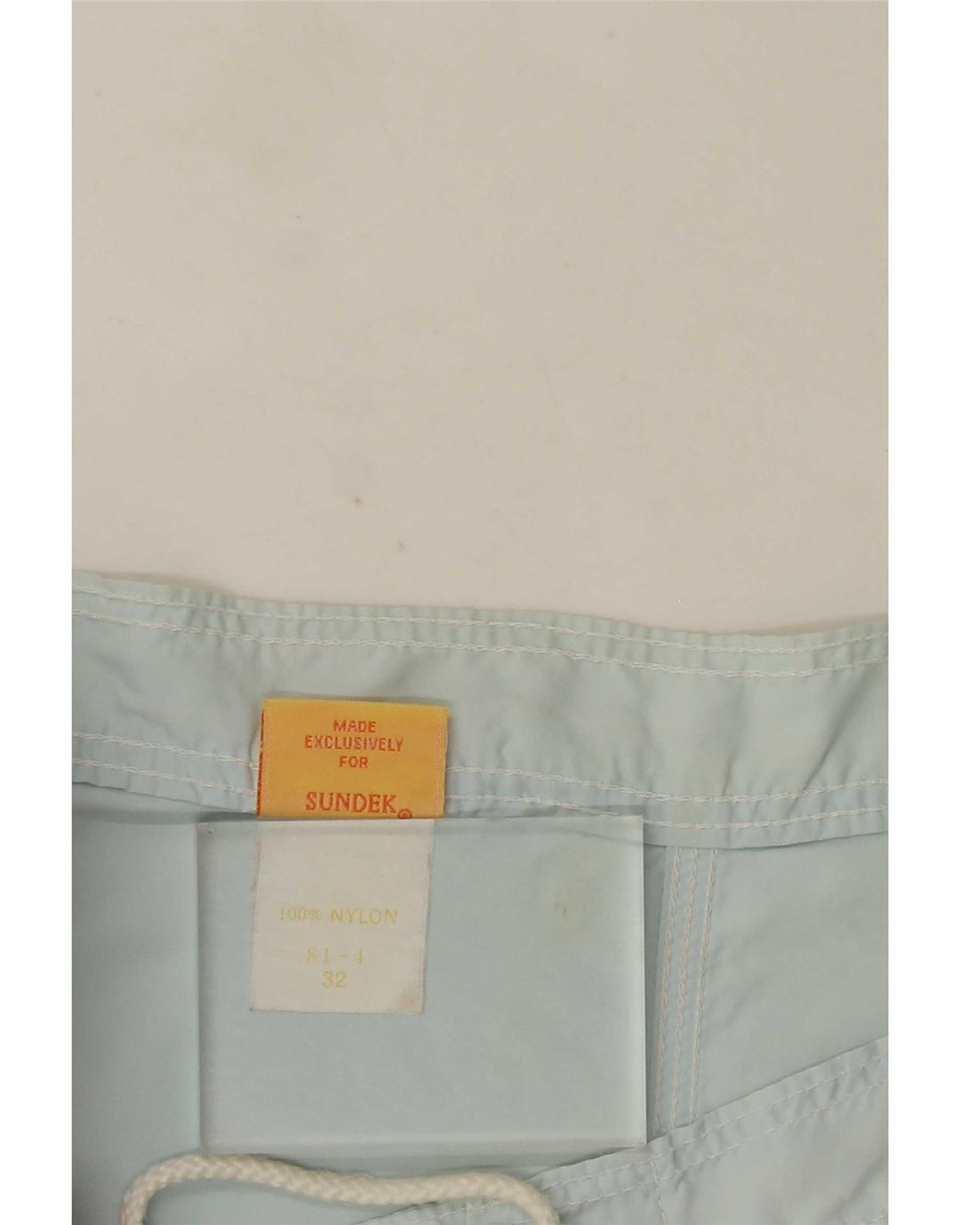 Sundek Short de bain homme en nylon color block bleu moyen