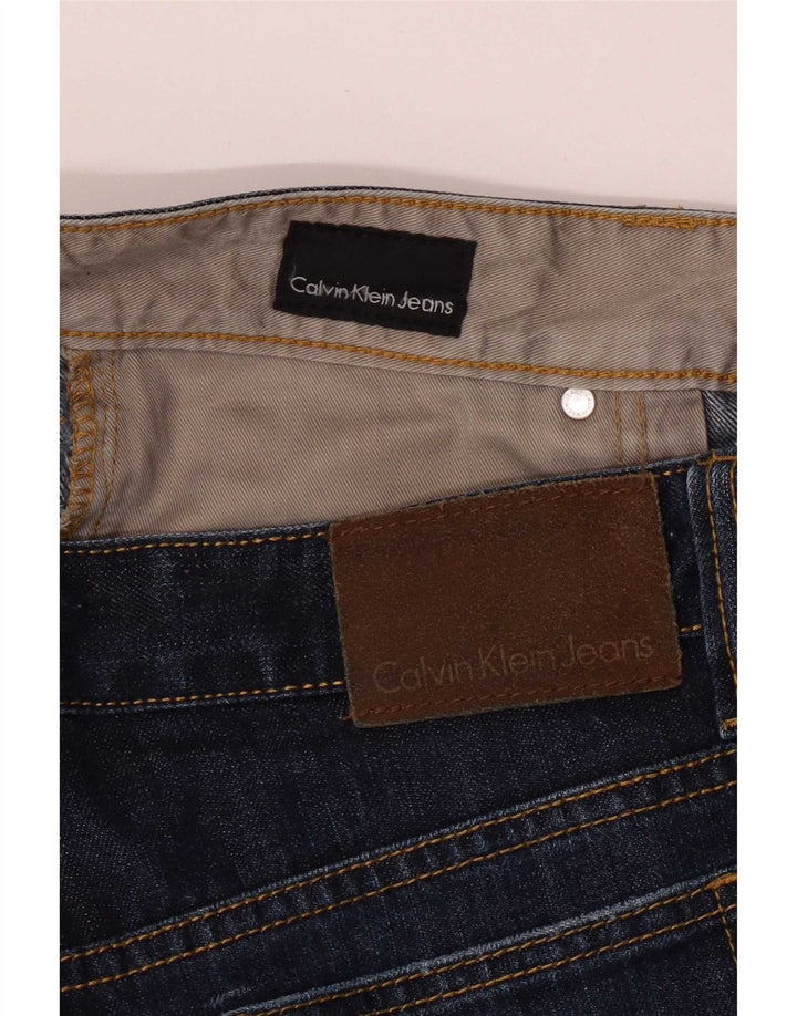 Calvin Klein Jean droit femme W33 L31 bleu marine