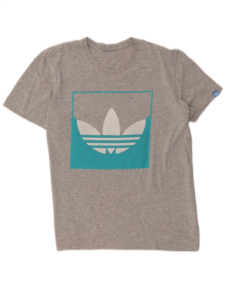Adidas T-Shirt Graphique Homme Gris Moyen