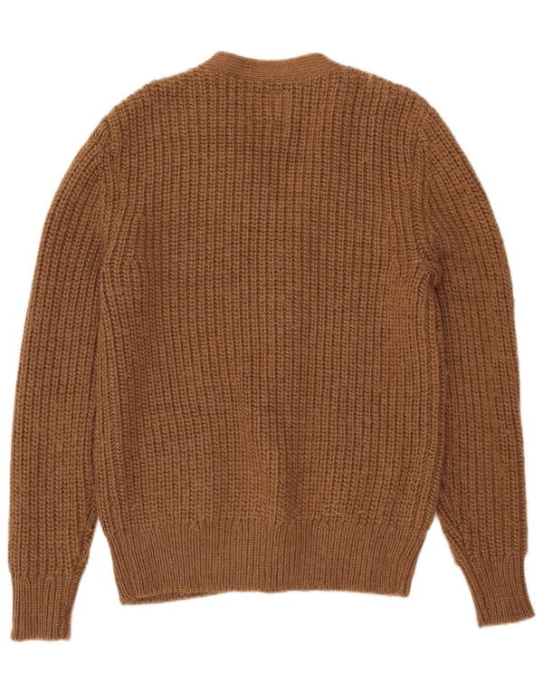 All Saints Cardigan Pull Marron Moyen Acrylique Homme