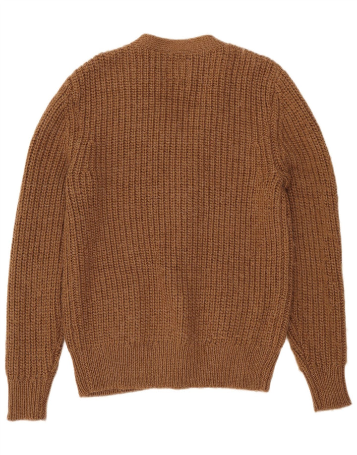 All Saints Cardigan Pull Marron Moyen Acrylique Homme