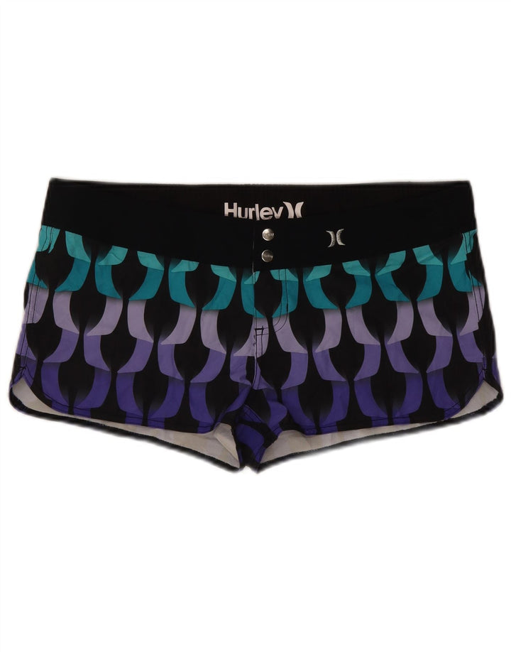 Hurley Short décontracté pour femme US 10 Large W34 Multicolore Géométrique
