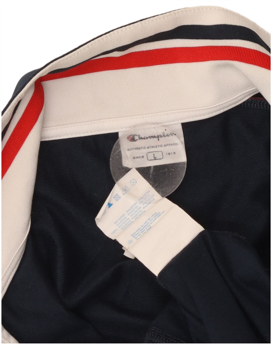 CHAMPION Veste de Survêtement Graphique Homme Large Bleu Marine Colorblock