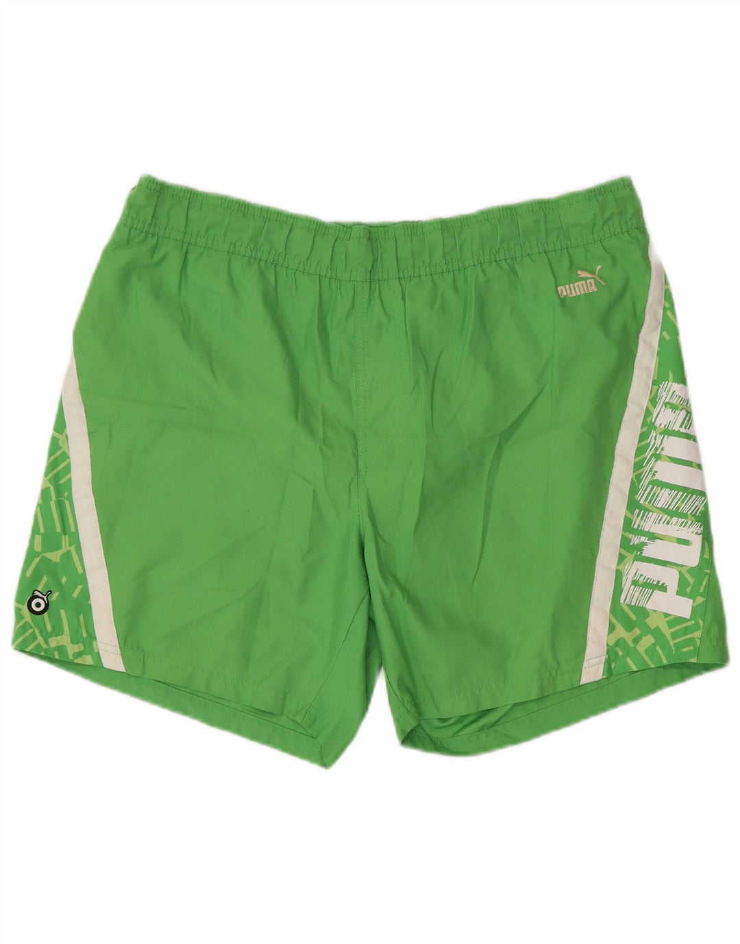 PUMA Short de Bain Graphique Homme Large Vert Polyester