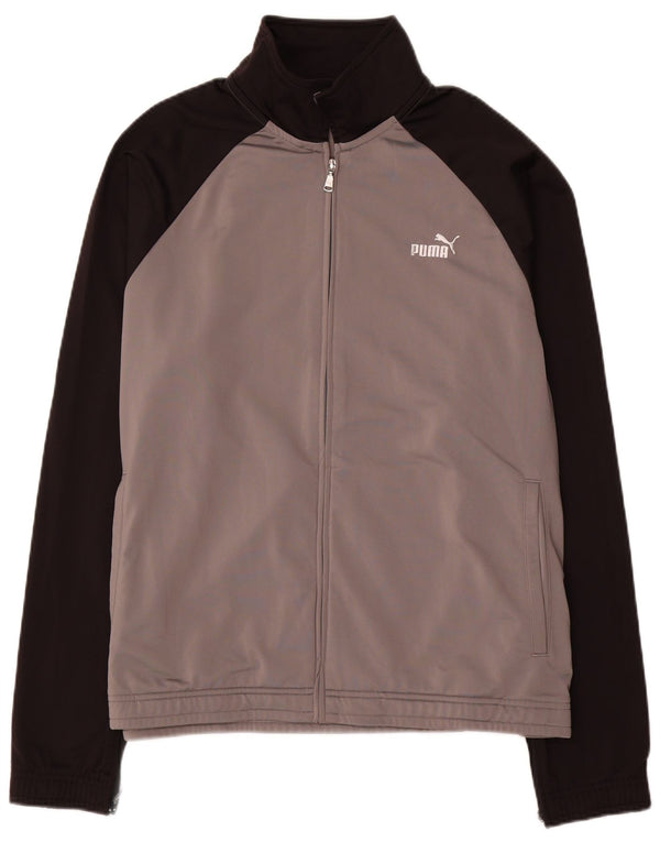 Puma Veste de survêtement pour homme 2XL Gris Colorblock