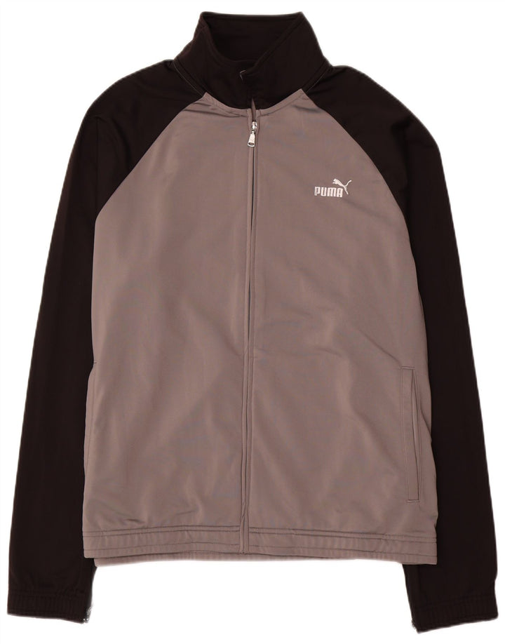 Puma Veste de survêtement pour homme 2XL Gris Colorblock