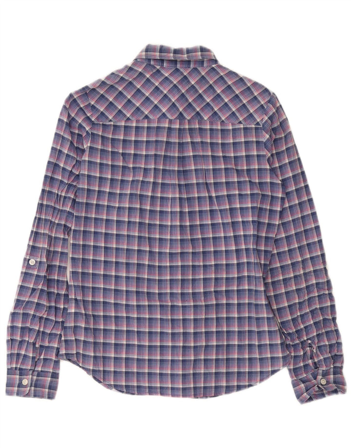 Tommy Hilfiger Chemise Femme UK 14 Coton Bleu Moyen à Carreaux